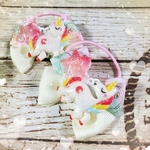 大人気‼️🆕ゆめかわ♡カラフルグラデーションリボンのヘアゴム