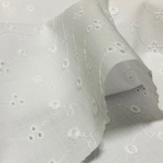 SALE☆9コットン刺繍レース生地《50×48》