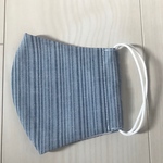 【仕立て屋さんのマスク♪】　立体麻マスク　口元ワイヤー入り　メンズマスク