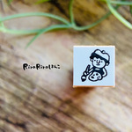 【絵画教室、お絵描き】スケジュールはんこ＊10mm角＊ラバースタンプ＊R441