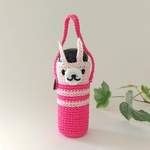 ハンドジェルホルダー　　♡うさぎ　ピンク♡