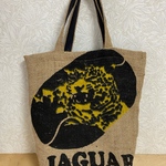 送料無料★コーヒー生豆の麻袋リメイクバックjaguar256