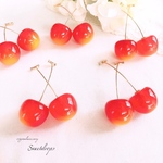 フレッシュさくらんぼピアス🍒