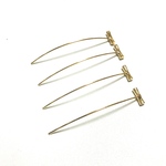 「#4957」 さくらんぼ 枝 ピアス 金具 ✴︎6本セット