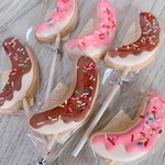 チョコバナナのアイシングクッキー