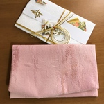 【送料無料】着物リメイク ピンク色無地 袱紗