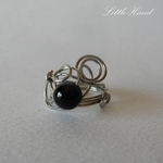 オニキスのデザインリング