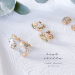Botanical-oval white-
