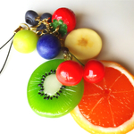 フルーツごろごろストラップ