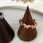 (670)Butterfly Ring
