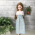 リカちゃん　服　オフショルトップス　＆　ハイウエストスカート