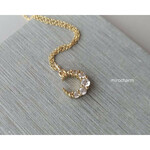 【特集掲載】{14kgf} *小さな三日月ネックレス *Crescent Moon necklace