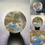 【新作:雲の隙間から海を望む】直径20mm