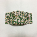 ♡夏向き　大臣マスク　マーガレット柄　淡いピンク　大人用　手作りマスク♡