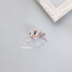 PRIMA  hair clip (grayish pink )