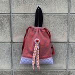 happy panda台形巾着bag