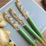 受注制作 ✳︎ green herbarium pen