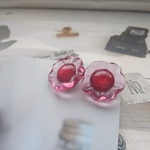 ヴィンテージフラワーピアス（サージカルステンレス）