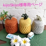 【kiyo5kiyo様専用ページ】BIGパイナップル🍍小物入れ 