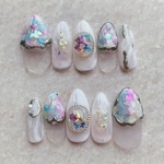 宝石ネイル ネイルチップ⑬