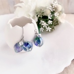 鬼灯(ほおずき)のピアス・イヤリング＊ブルーカラー