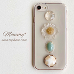 【iPhone16e対応】clear-flowerスマホケース/iPhoneケース
