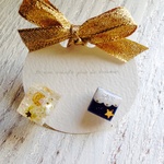 《ピアス》星屑cube×タイル （7）