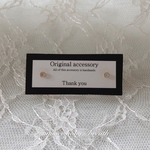 送料無料✴︎再販5♡2.7mm♡極小‼︎ crystal ivory cream スワロフスキーのピアス