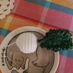 かぶのブローチ(大)♪《レース編み》