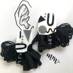 個性派フリフリピアス