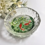2匹の金魚～初夏のグリーン