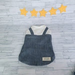 ヒッコリー切り替え✴︎サロペット風タンクトップ