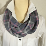 wガーゼのスヌード