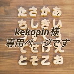 kekopin様専用ページです。