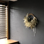 ユーカリとフランネルフラワーの入ったハーフリース