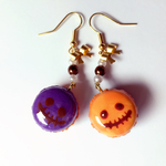 ハロウィンマカロンピアス