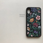   春のスマホケース＊リバティ iPhone X XS ケース*レイチェル・メドゥ