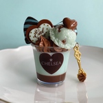 チョコミントパフェバッグチャームorネックレス