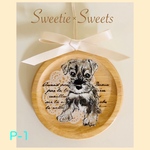 【送料無料】P-1🐾通年使えるワンちゃんオーナメント/ミニチュアシュナウザー