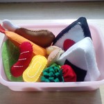 【送料無料☆】　フェルトままごと　お弁当セット