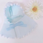 うさぎ☆うさポンチョ♡水色♡