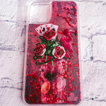 【受注(6/10まで)】Queen of Hearts Tea グリッターiPhoneケース