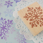 【再販】雪の結晶のはんこ④