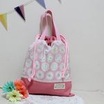 可愛い♪有輪商店☆yuwaお花＆レース柄お着替え袋♪h