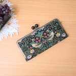 『H様ご注文品』やりくり上手★仕分け用たっぷり長財布【いちご泥棒】