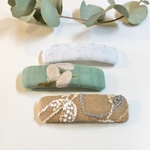 ミナペルホネンஐ 刺繍のパッチンピン 3点セット ⑅◡̈*キッズ&ベビー✦ฺプレゼントにも