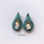 みょうが編み❁ピアス＆イヤリング