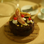 ★ミニチュア バナナクリームチョコレートケーキ★