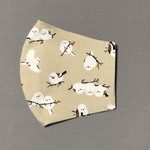 【k様オーダー品】ume＊mew ひんやり立体マスク・大きめ（エナガ）