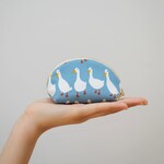 手のりポーチ　～アヒル　ミズイロ～